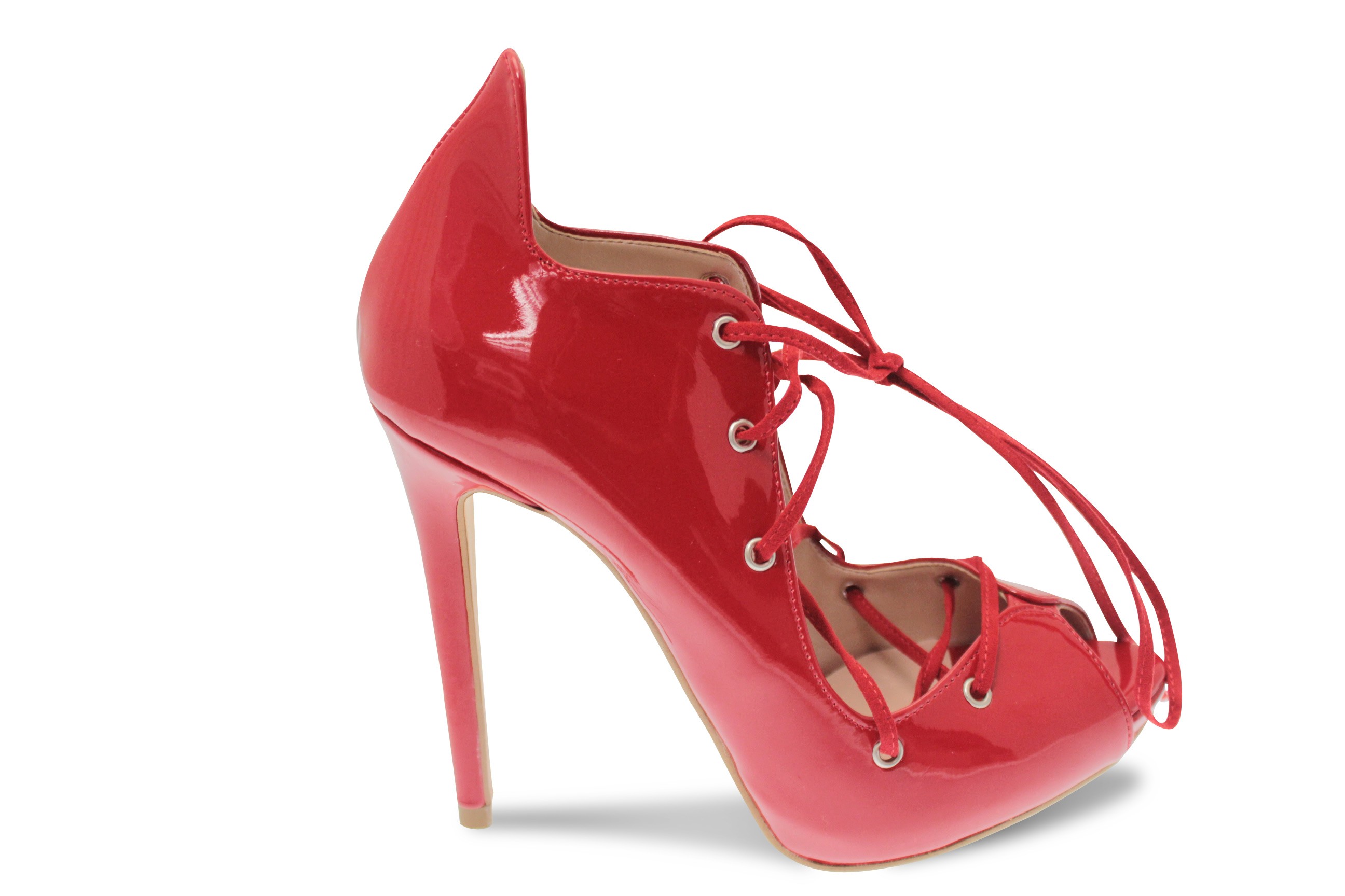 escarpins vernis rouge