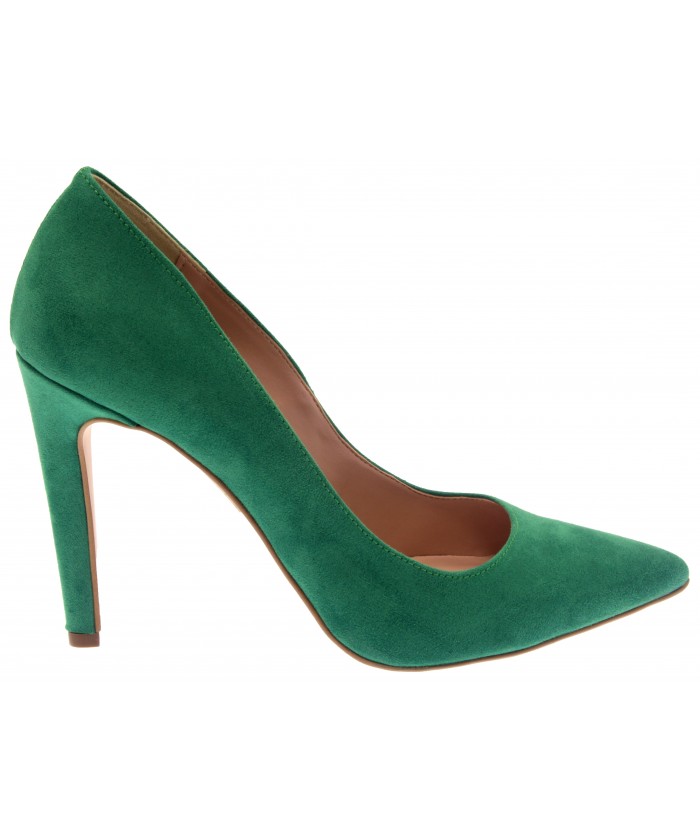 Escarpin Lucinda : Daim Vert