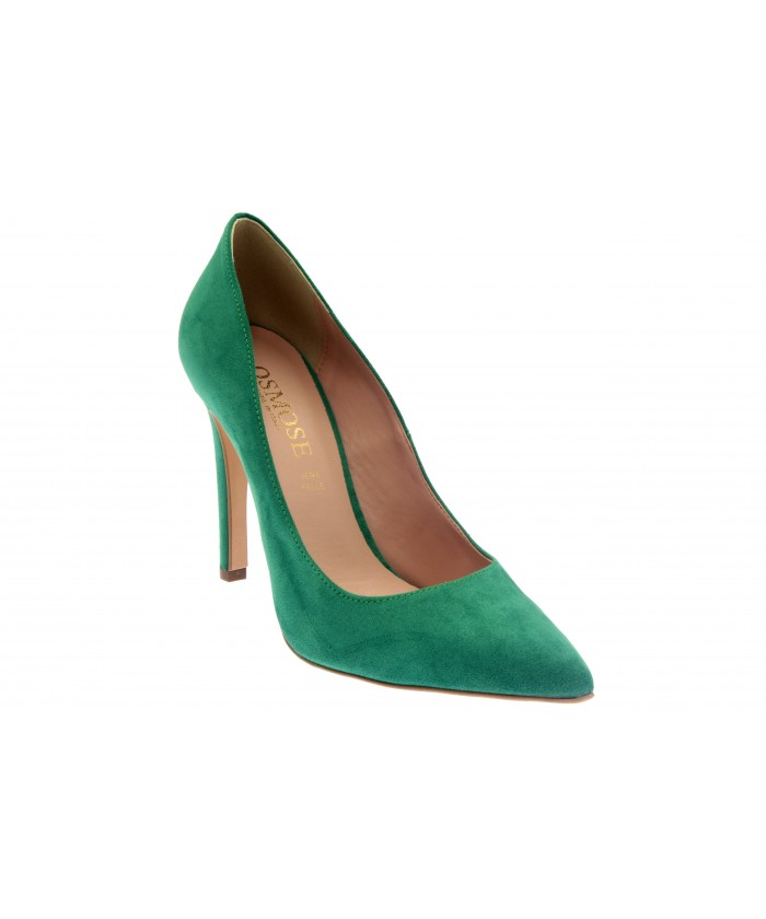 Escarpin Lucinda : Daim Vert