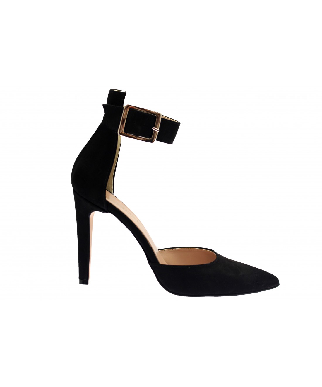 escarpin daim noir