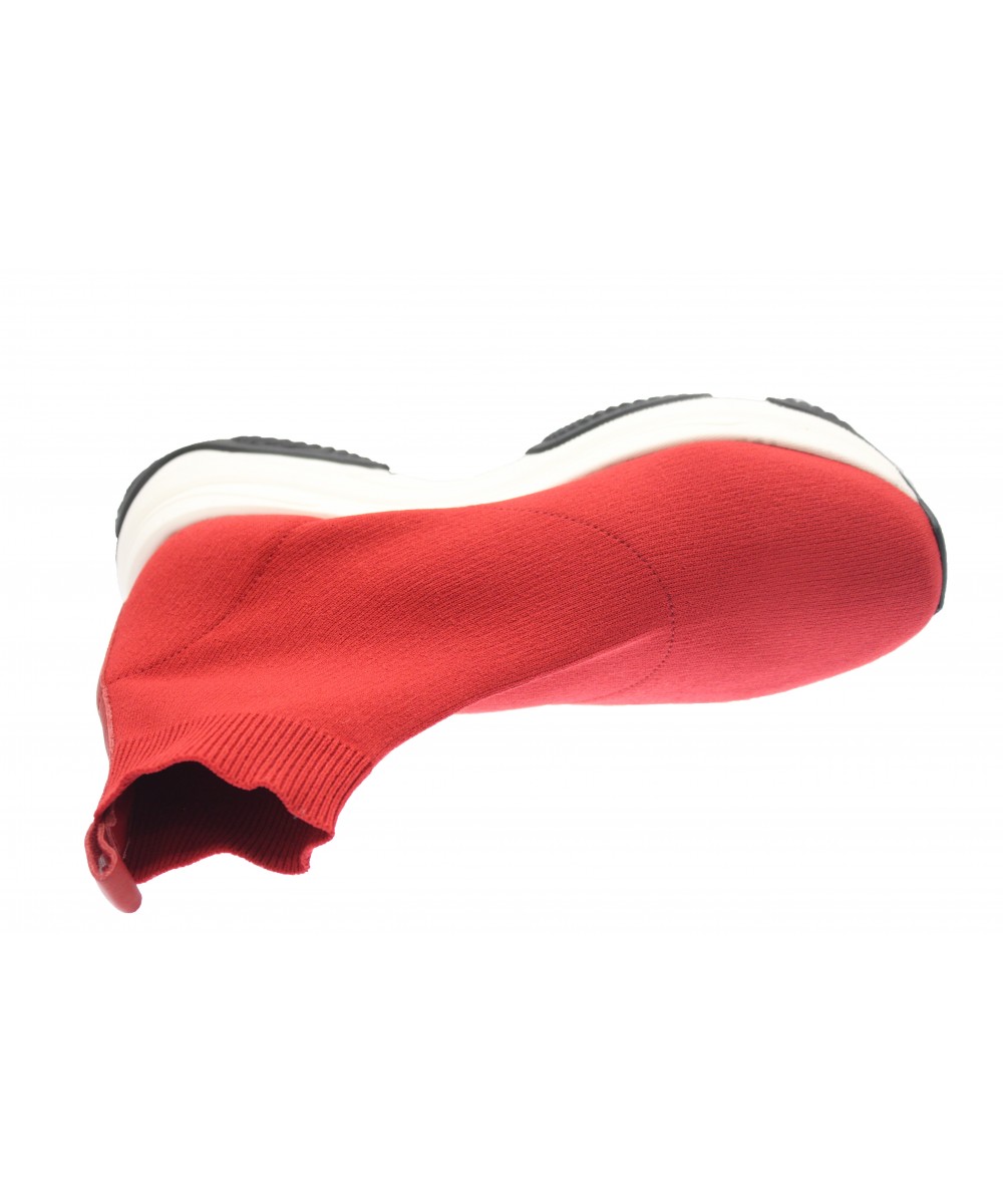 basket chaussette rouge