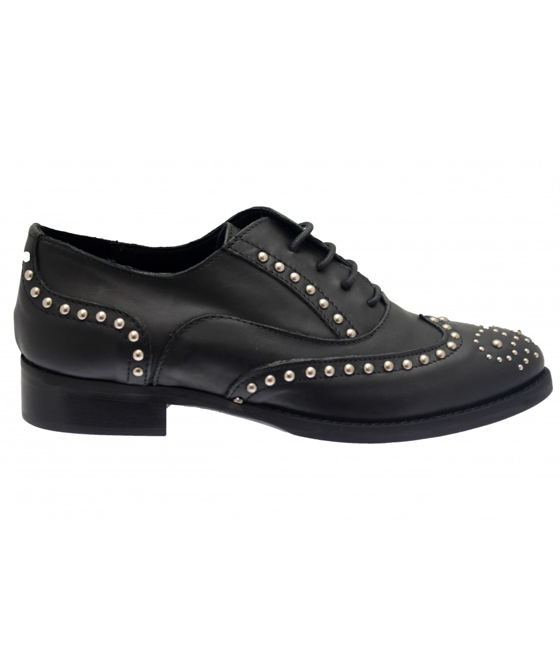 derby noir femme cuir