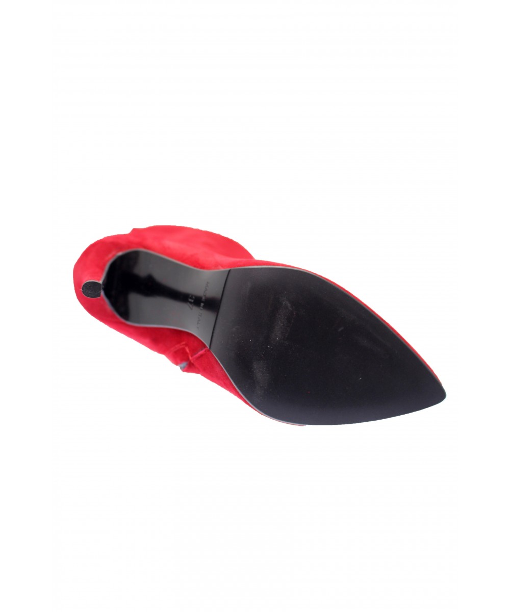 Cuissarde rouge daim deals