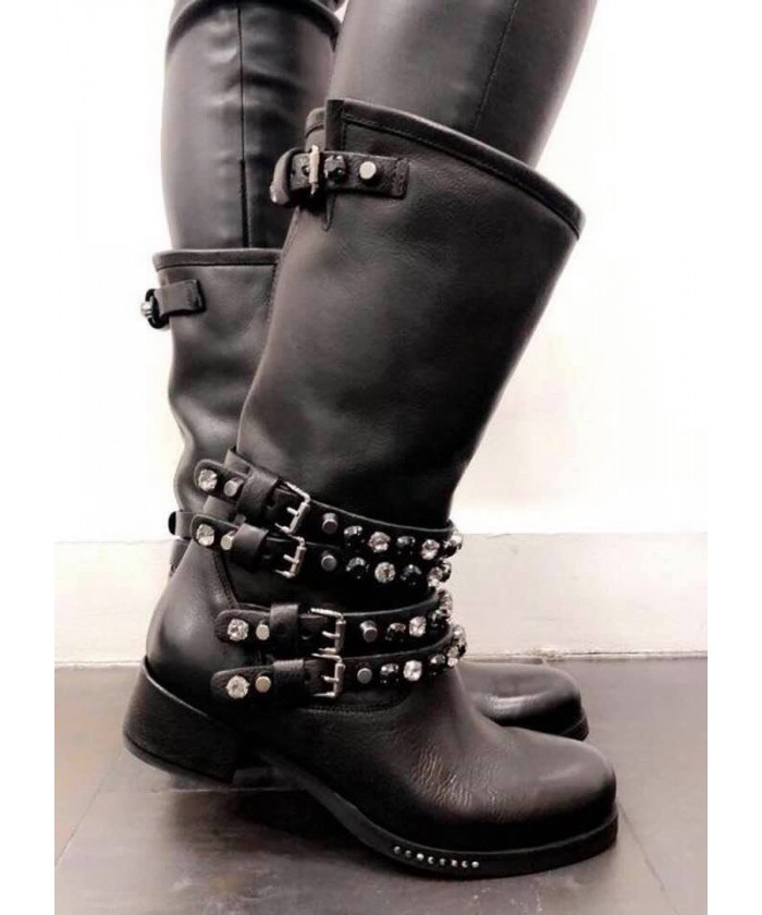 bottes femme biker