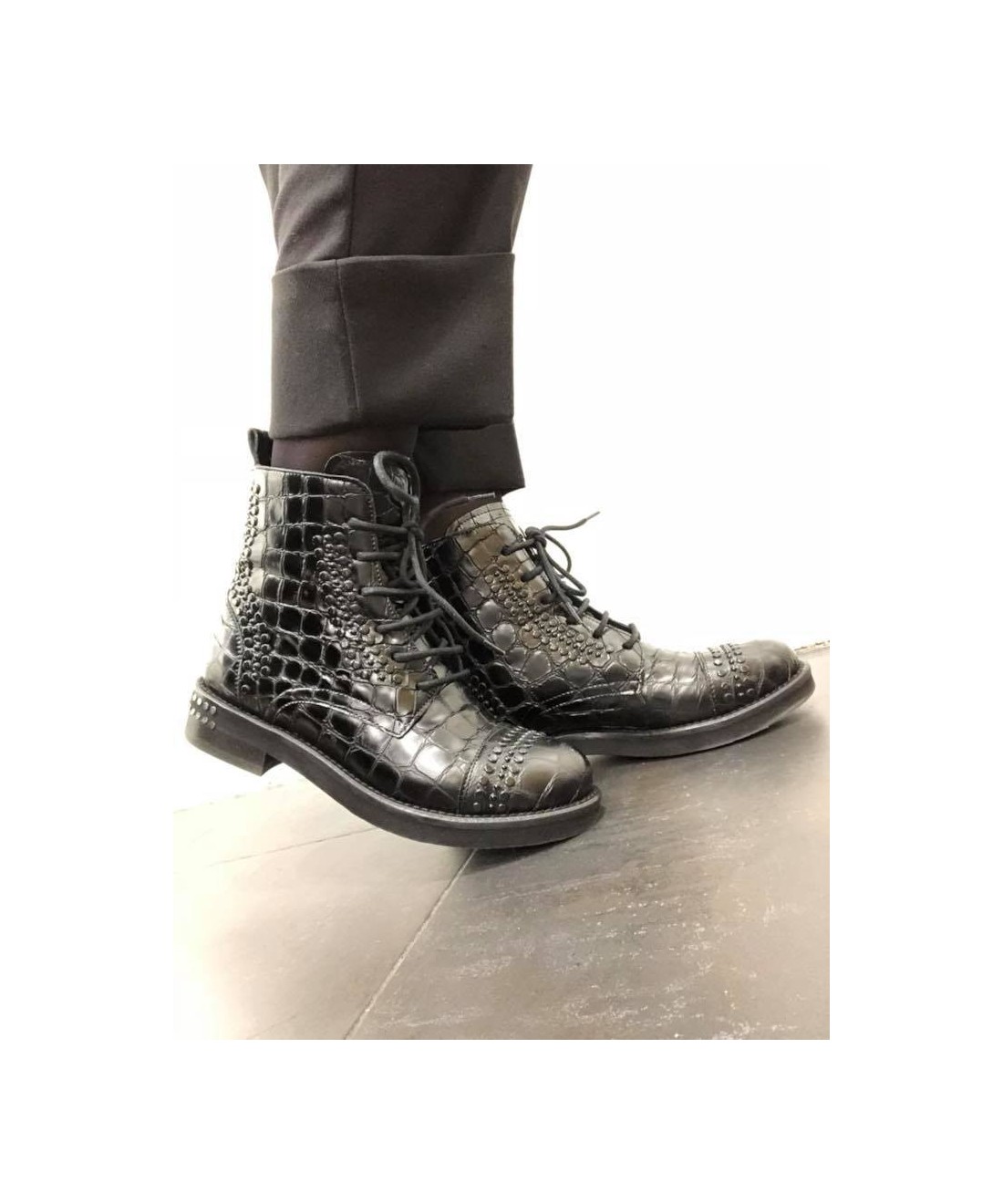 bottines imprimées
