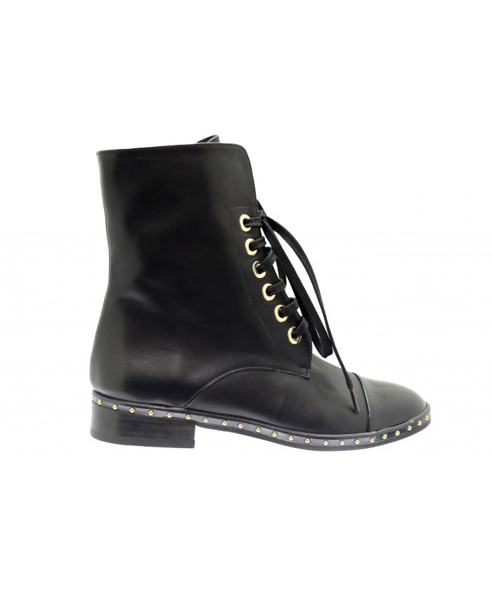 bottine noir clou