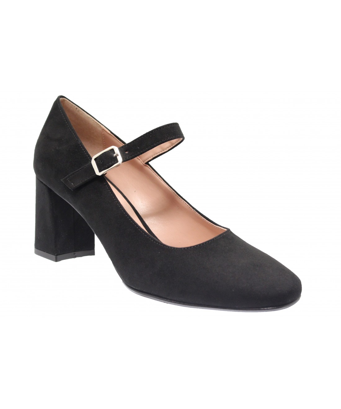 escarpin bout rond talon carre