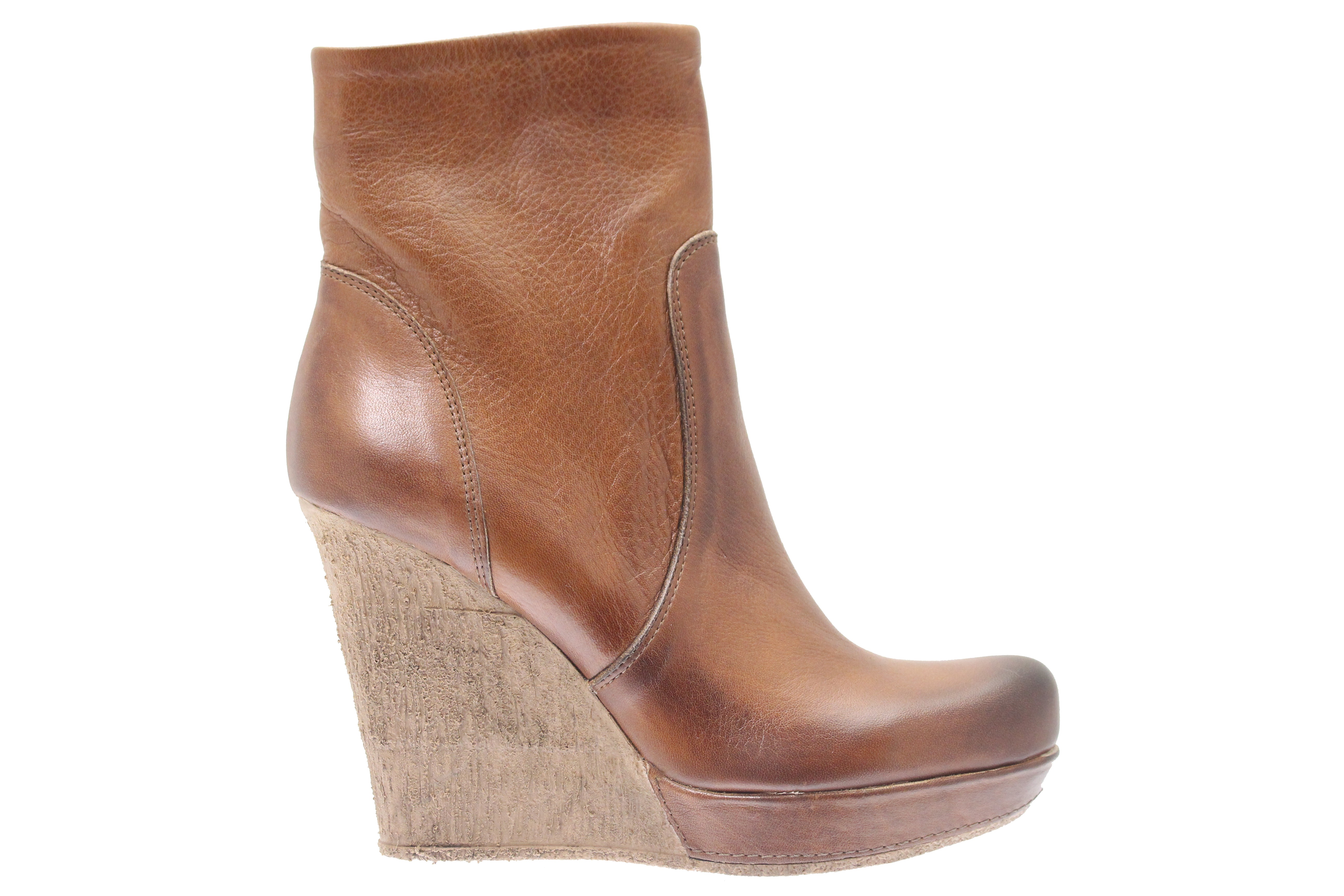 boots cuir camel
