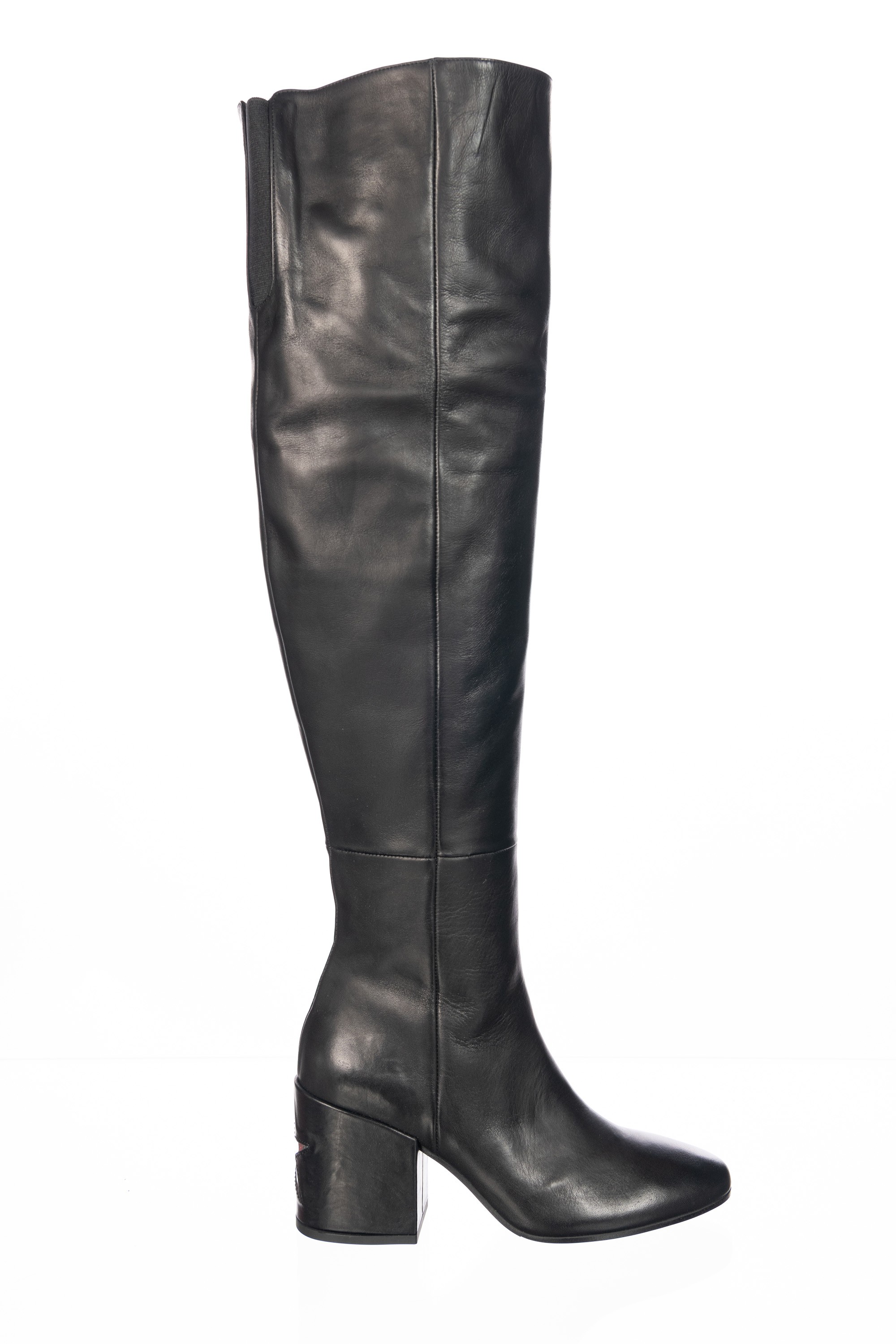 cuissardes cuir talon