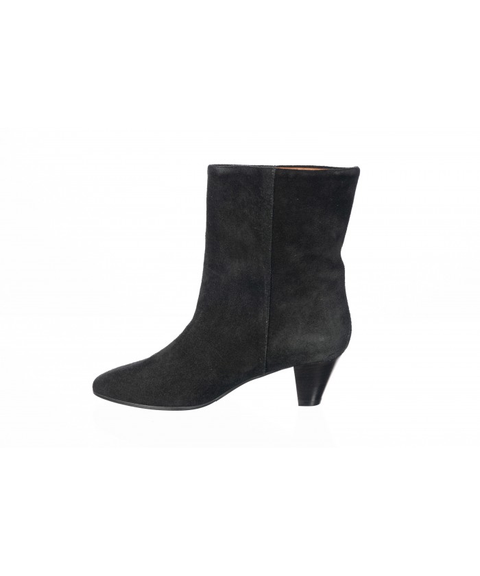 bottines daim noir