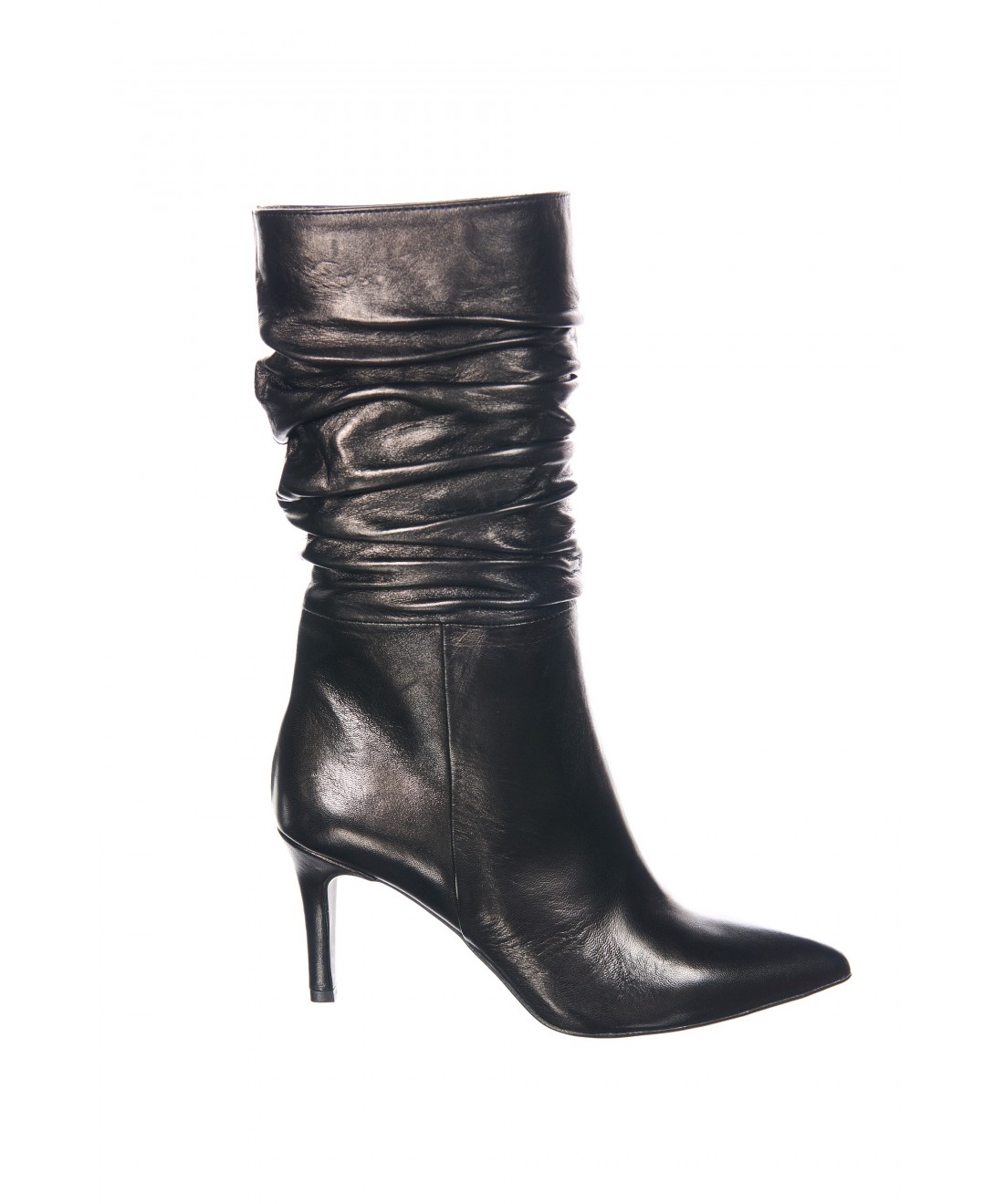 bottes plissees femme