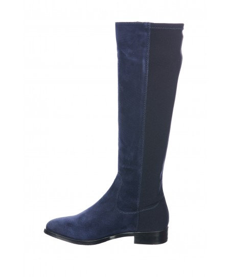 bottes femme bleu marine