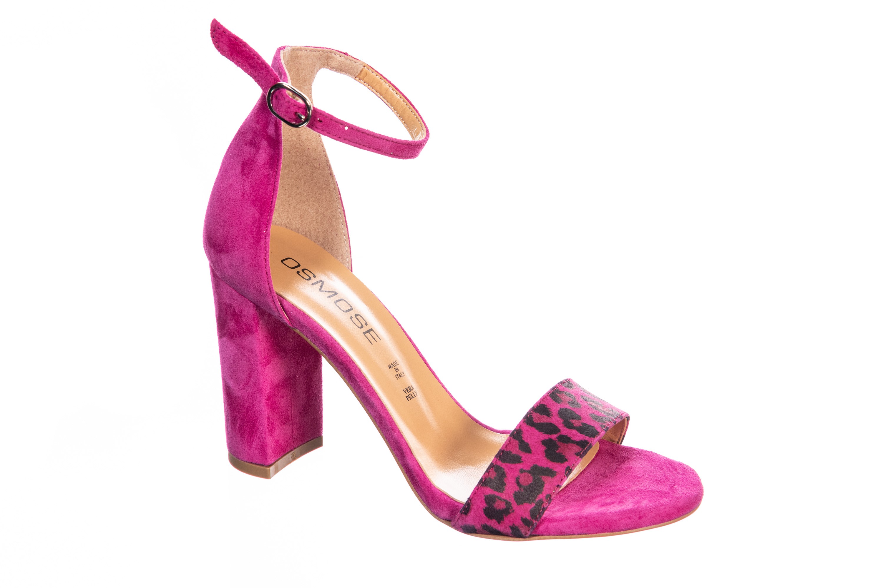 sandales rose fushia