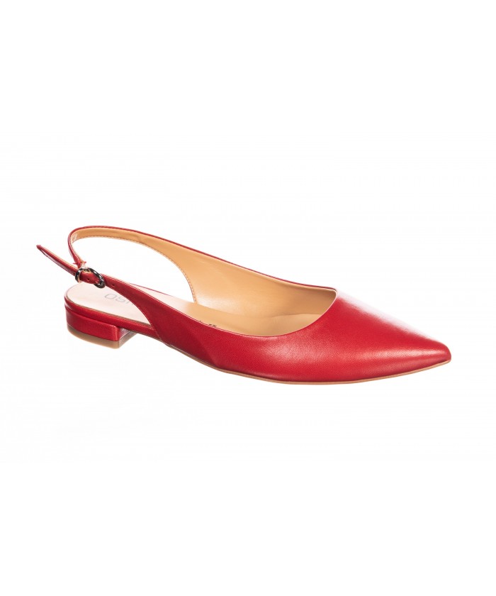 Sandale Taya : Cuir Rouge