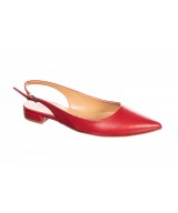 Sandale Taya : Cuir Rouge