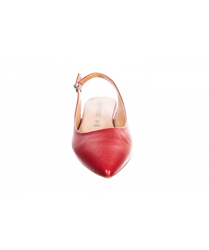 Sandale Taya : Cuir Rouge