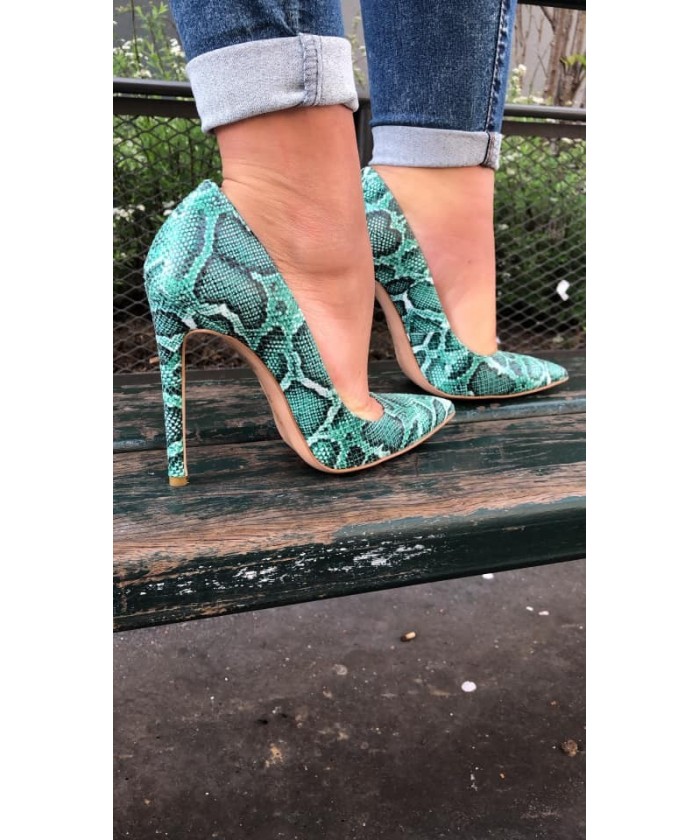 Escarpin python zara deals