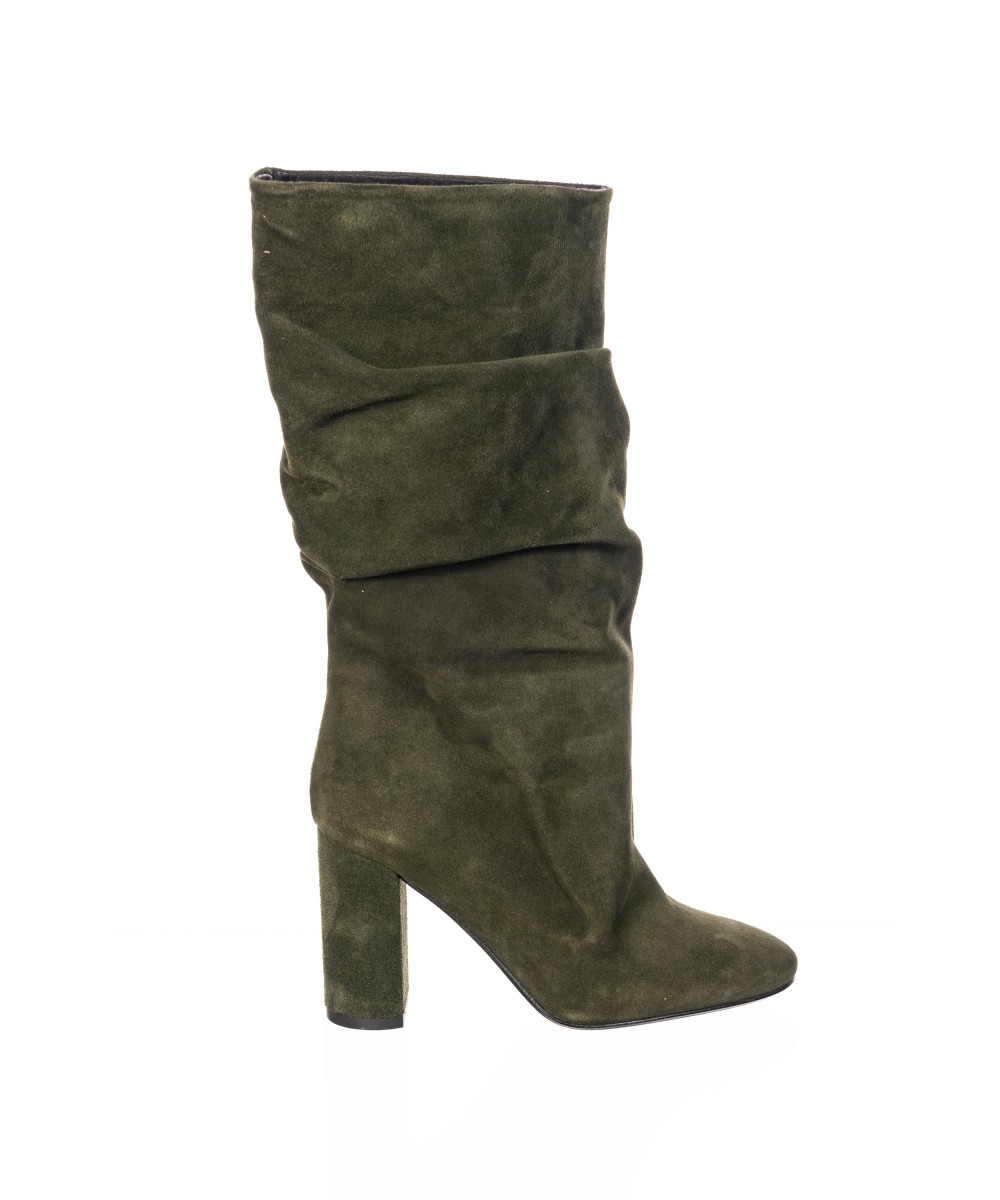 Bottines online plissées tombantes