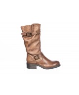 Botte Cristina : Python Taupe