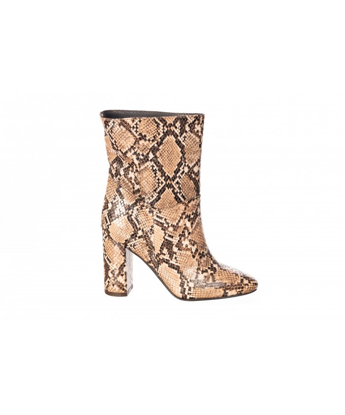 Bottine effet python shop