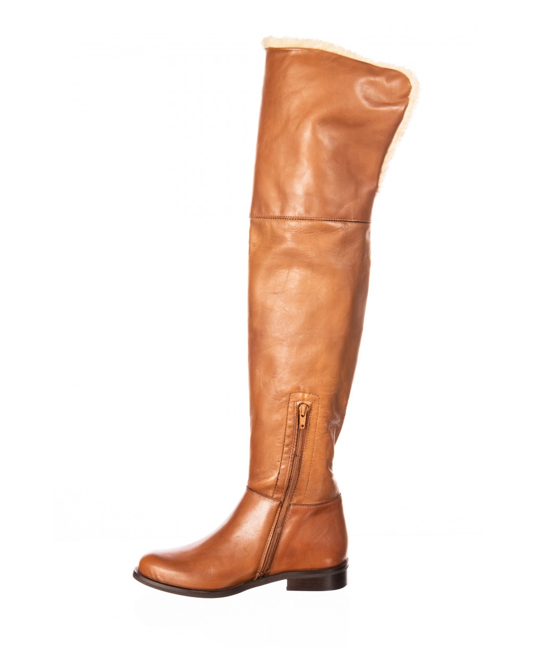 cuissarde camel talon