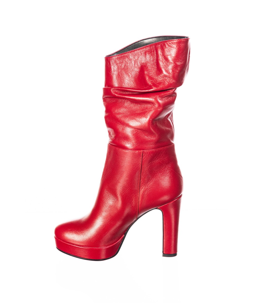 bottillon rouge pour femme