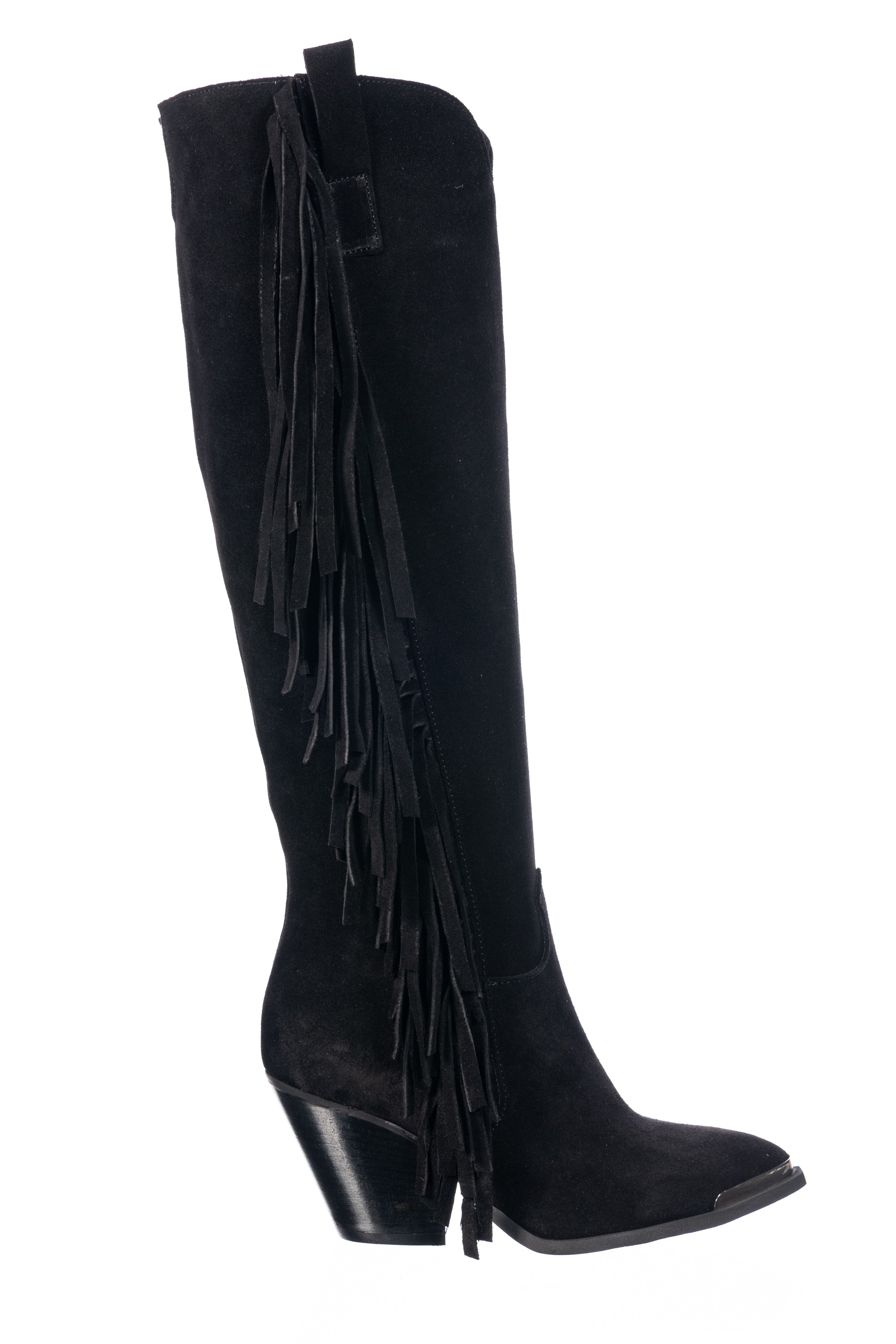 botte a frange noir