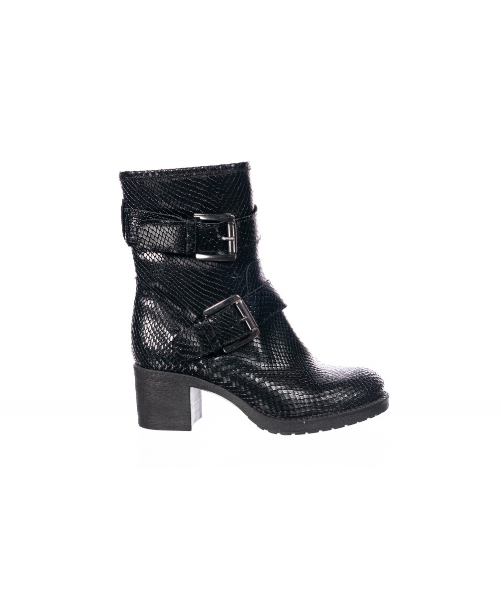 Bottine motarde sales noir femme