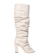 GIOIA CUIR BEIGE TALON CARRE