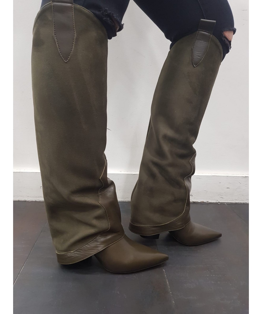 OSMOSE n en fini pas de vous s duire sur sa botte bestsellers en kaki