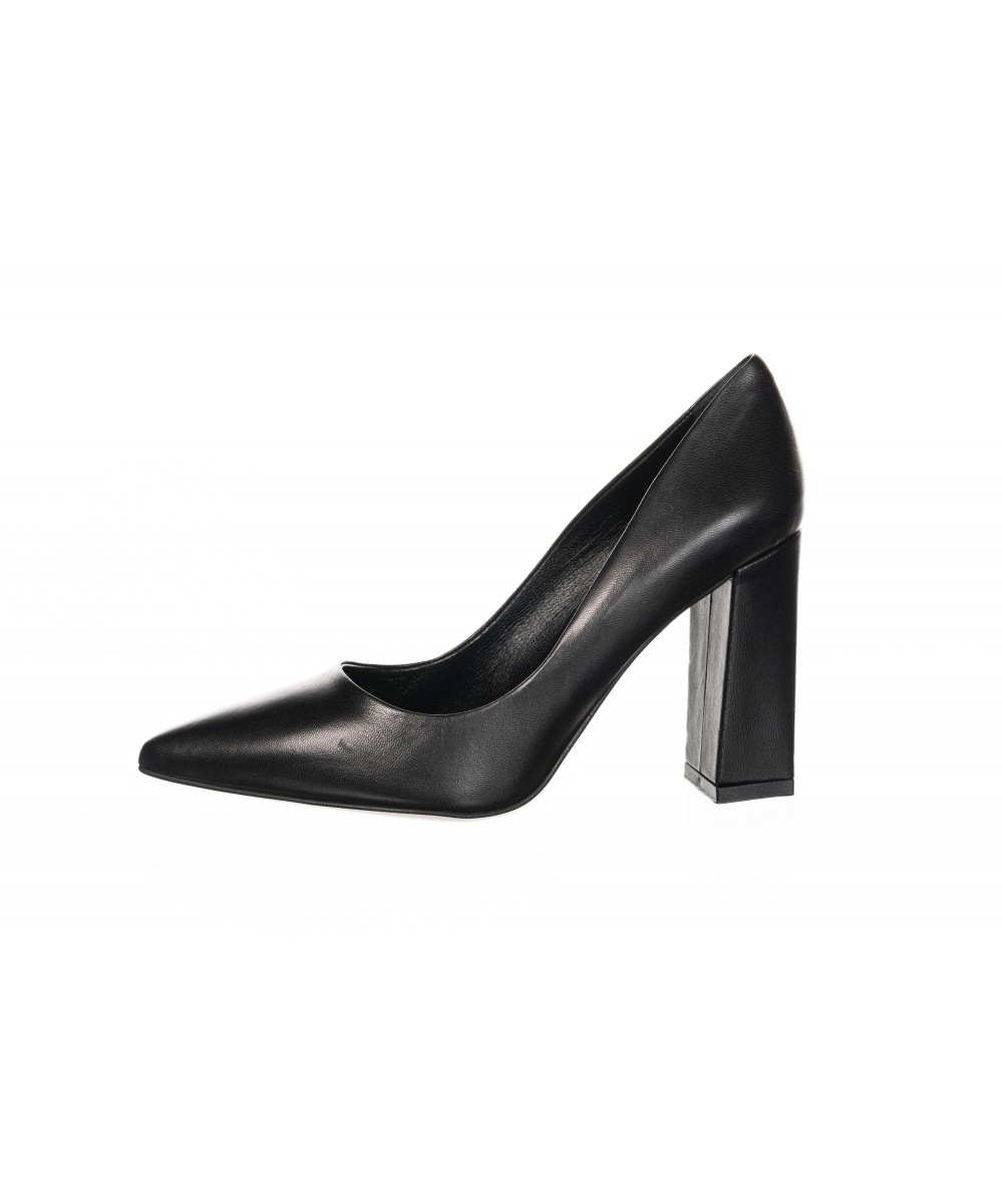 Chaussures talon 2025 carre noir