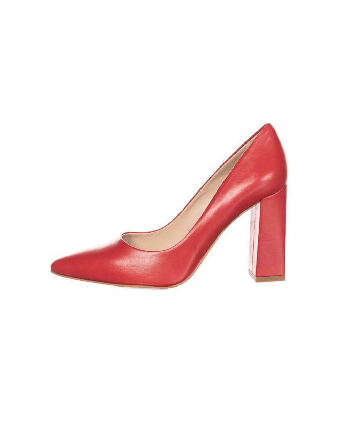 Chaussure pointu talon carre on sale