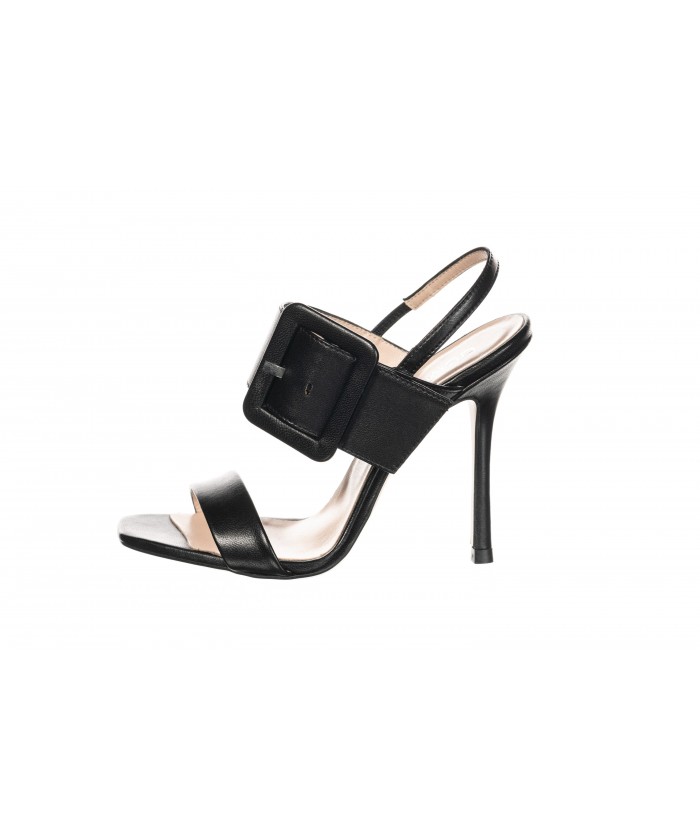 Sublimez vous sur la nouvelle sandale cuir noir double bride OSMOSE