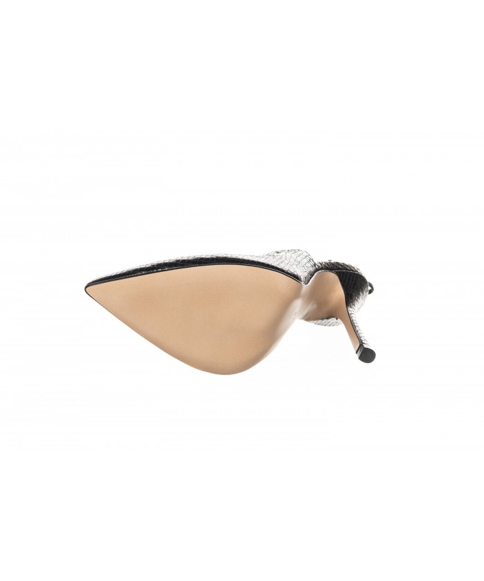 ESCARPIN PYTHON NOIR TALON AIGUILLE