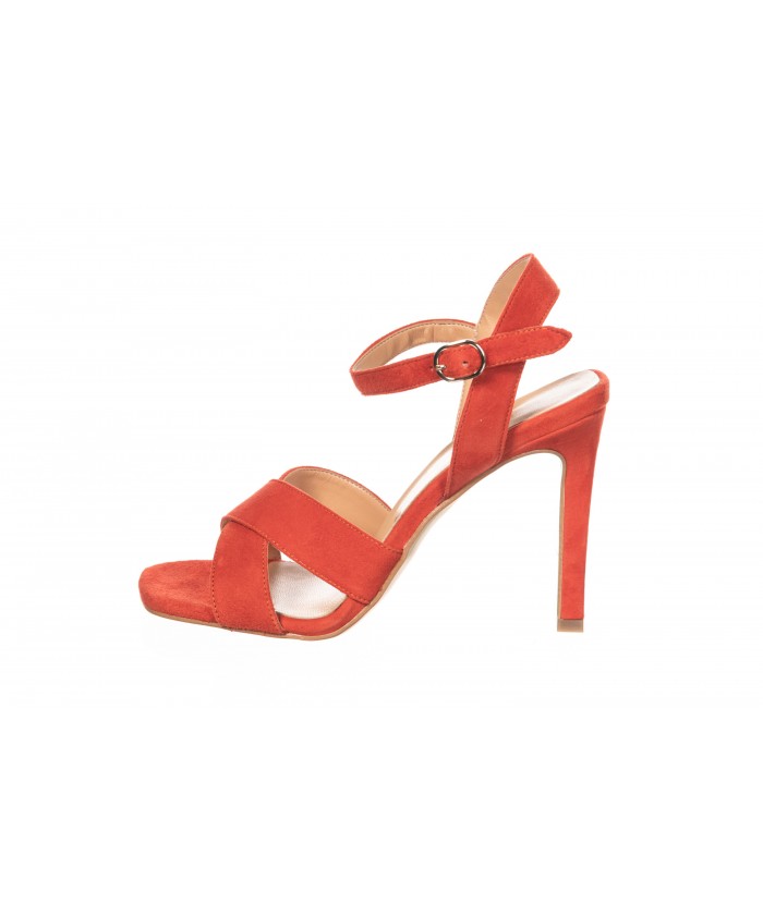 Sandale a hotsell talon cuir