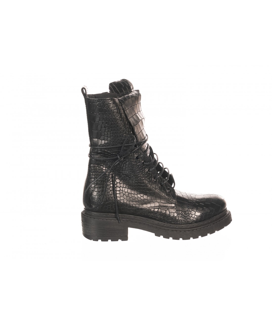 bottines imitation croco
