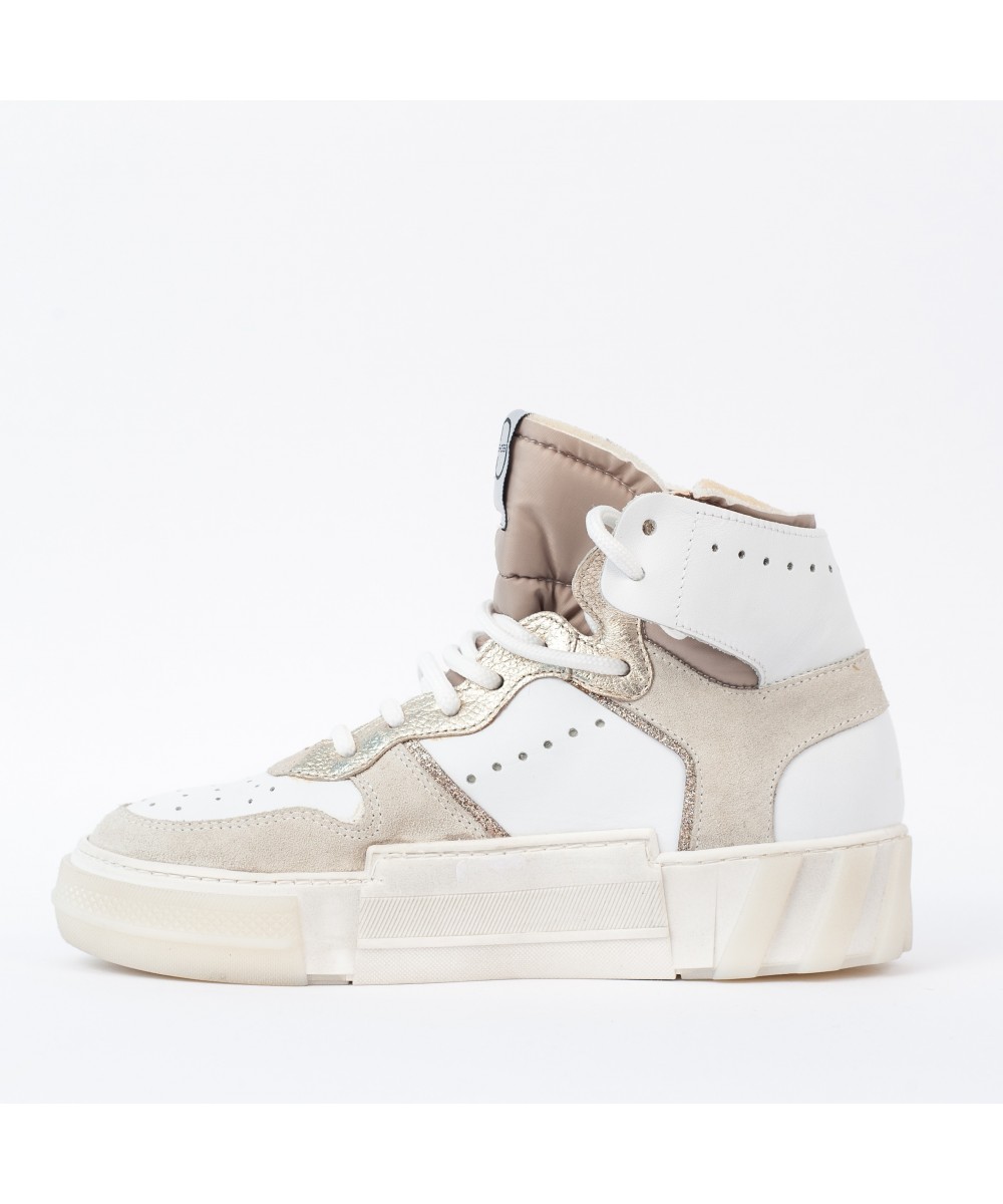 Chaussure blanche montante hotsell