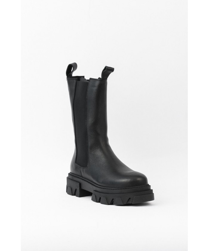 BOTTINE BETTY CHELSEA CUIR NOIR