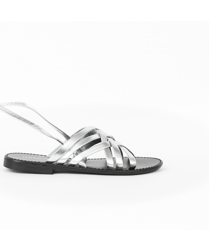 Sandale Argent lacet cheville Osmose Shoes