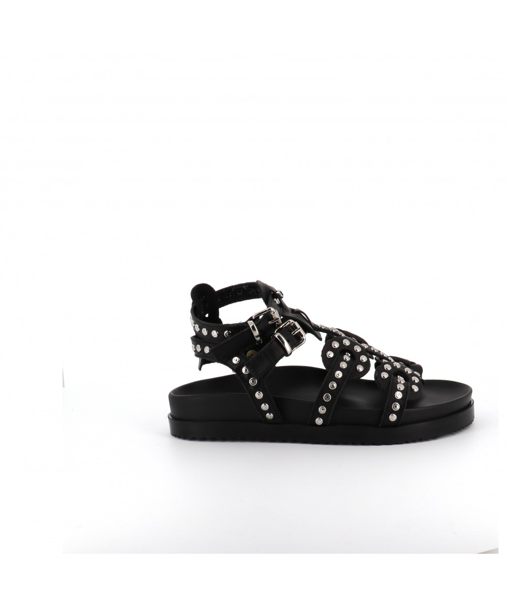 Sandale cloute noir deals
