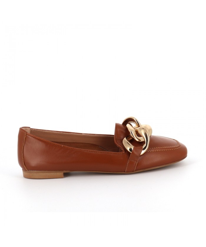 TESSA MOCASSIN CUIR CAMEL A...