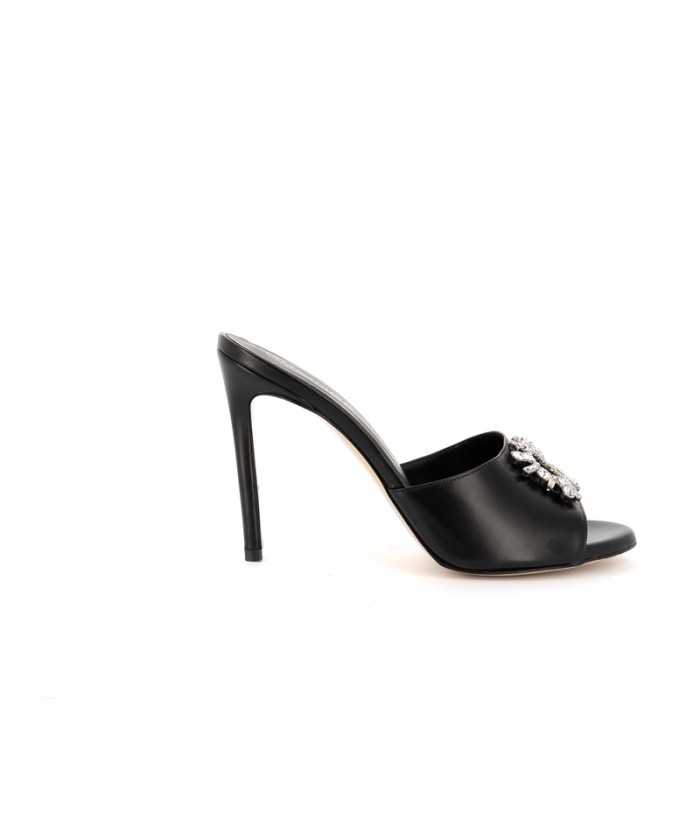 AMELIA Sandale Cuir Noir...