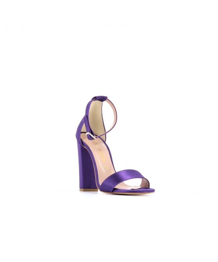 SANDALE DORA SATIN VIOLET