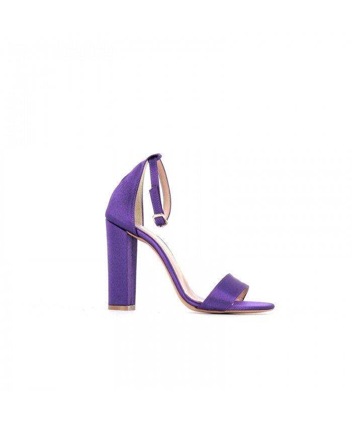 SANDALE DORA SATIN VIOLET