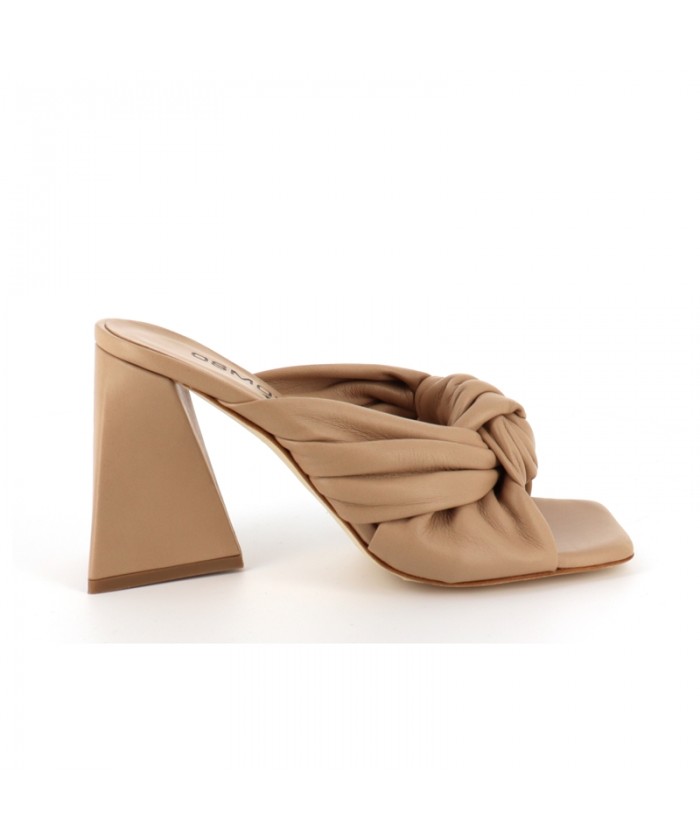 MULE ROCKSTAR CUIR BEIGE