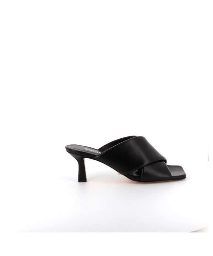 MULE PRYS EN CUIR NOIR