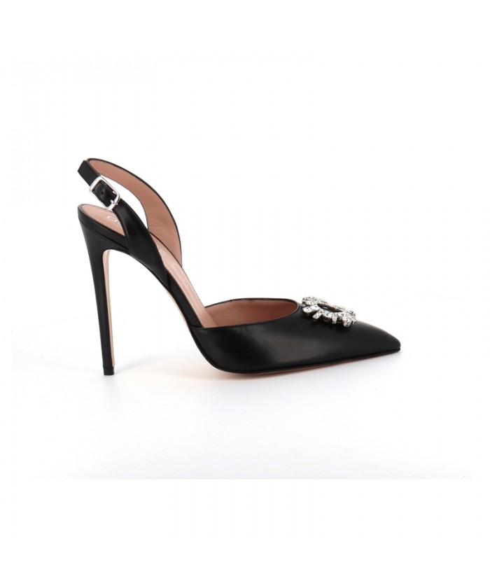 ESCARPIN MILLA CUIR NOIR