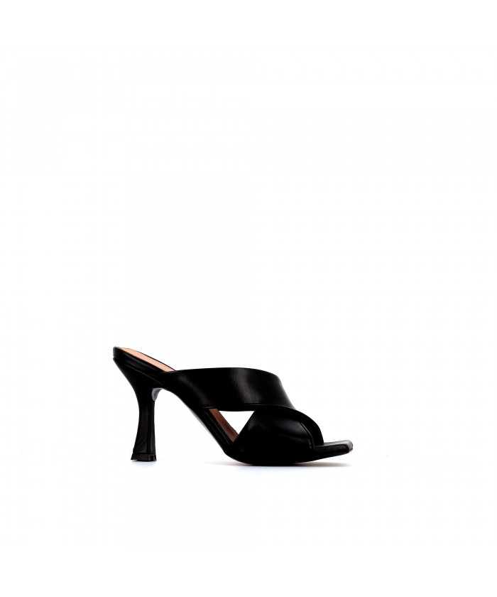 MULES JENNI84 CUIR NOIR