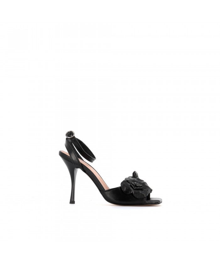 SANDALE JENNI15 CUIR NOIR