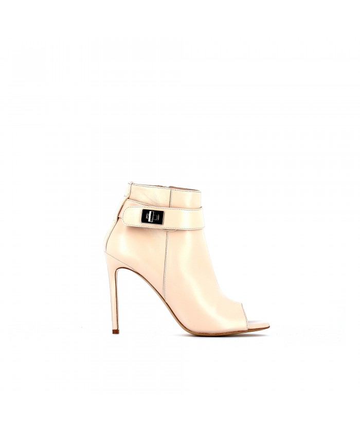 BOTTINE NADIA CUIR BEIGE